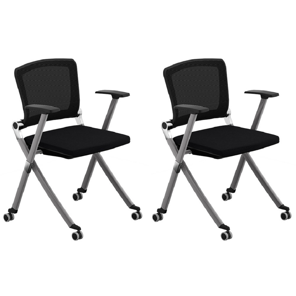 Compel Ziggy Mesh Folding Chair with Casters | Wayfair Compel Ziggy Mesh Folding Chair with Casters | Wayfair